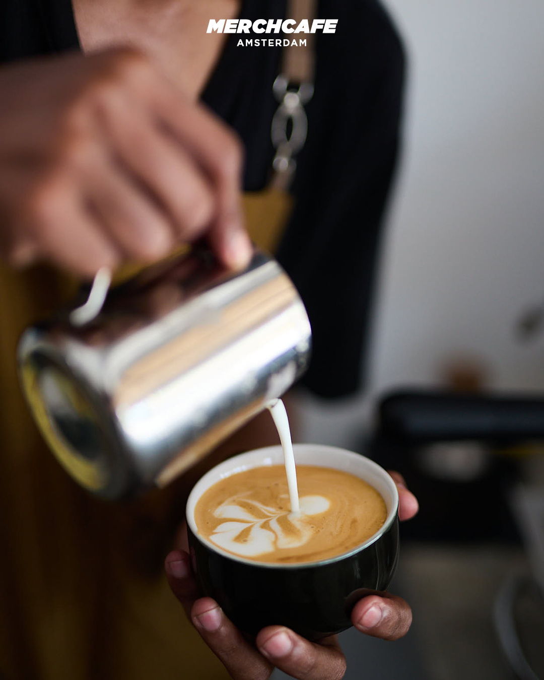 Specialty coffee at MERCH Cafe